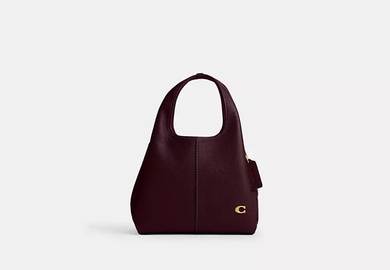 Coach Lana Shoulder Burgandy Bag 23