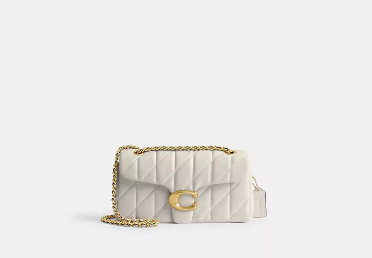 Coach Tabby Shoulder Bag 26 With Pillow Quilting Chalk