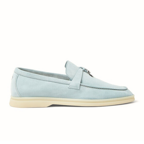 Loro piana Summer Charms Walk Loafer Suede Spring Waterfall Melange