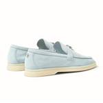 Loro piana Summer Charms Walk Loafer Suede Spring Waterfall Melange