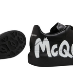Aexander Mcqueen Oversized Graffiti – Black White