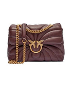 PINKO Women's Love Classic Puff Brown Bag