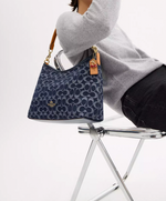 Coach Laurel Shoulder Bag In Signature Denim