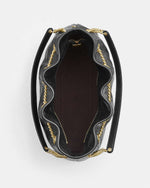Coach Evelyn Shoulder Bag With Quilting Black