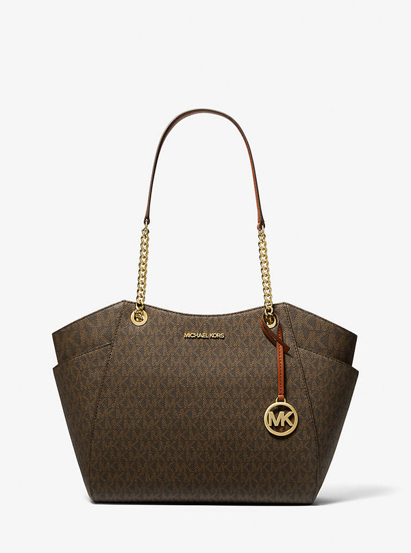 Michael Kors Jet Set Large Signature Logo Shoulder Bag