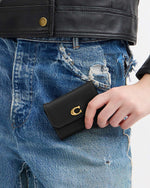 Coach Essential Card Holder Wallet Black