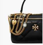 Tory Burch KIRA DIAMOND QUILT EAST-WEST VANITY CASE