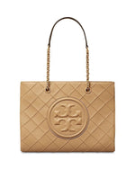 Tory Burch Fleming Soft chain tote bag Camel