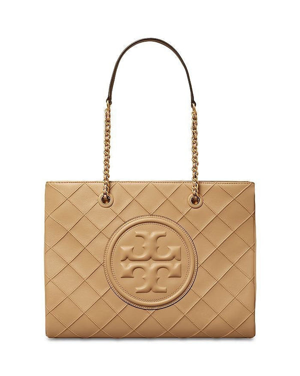 Tory Burch Fleming Soft chain tote bag Camel