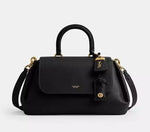 Coach Slouchy Rogue Top Handle Bag Black