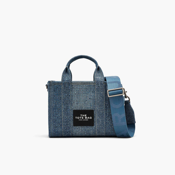 MARC JACOBS THE CRYSTAL SMALL TOTE BAG Denim