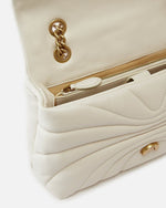 Pinko Classic Love Puff shoulder bag in ivory white