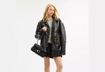 Coach Tabby Shoulder Bag 26 With Pillow Quilting Black/Silver