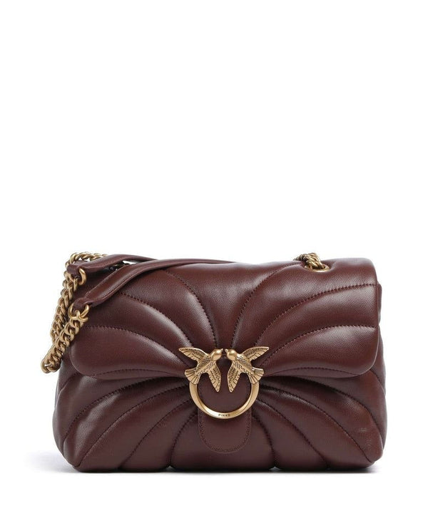 PINKO Women's Love Classic Puff Brown Bag