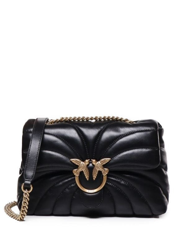 PINKO Women's Love Classic Puff Black Bag