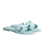 Hermès Oran Sandal bleu glacier