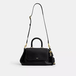Coach Slouchy Rogue Top Handle Bag Black