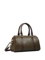 Tory Burch T Monogram Coated Canvas Petite Barrel Bag