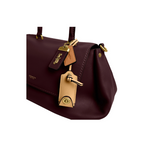Coach Slouchy Rogue Top Handle Bag Burgandy