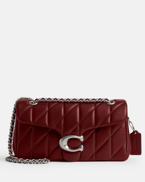 Coach Tabby Shoulder Bag 26 With Pillow Quilting Burgundy