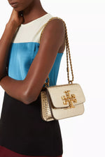 Tory Burch Small Eleanor Bag in Croc-embossed Leather