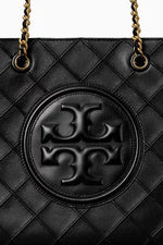 Tory Burch Fleming Soft chain tote bag Black