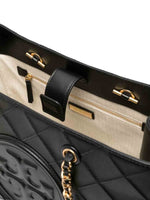 Tory Burch Fleming Soft chain tote bag Black