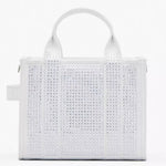 MARC JACOBS THE CRYSTAL SMALL TOTE BAG White