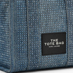 MARC JACOBS THE CRYSTAL SMALL TOTE BAG Denim