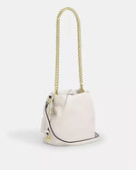 Coach Faye Mini Drawstring Bag With Quilting White
