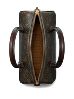 Tory Burch T Monogram Coated Canvas Petite Barrel Bag