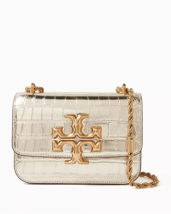 Tory Burch Small Eleanor Bag in Croc-embossed Leather