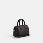 Coach Mini Rowan Crossbody Bag In Signature Canvas Brown
