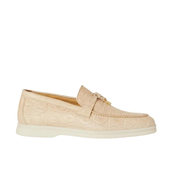 Loro Piana Summer Charms Walk Loafer Suede Butter