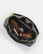 Coach Evelyn Shoulder Bag With Quilting Black