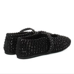 Alaïa Suede Black Ballet Flats