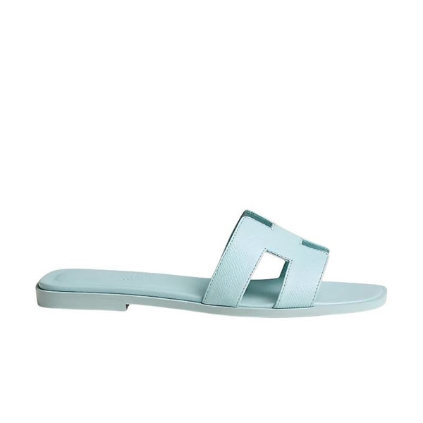 Hermès Oran Sandal bleu glacier