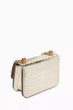 Tory Burch Small Eleanor Bag in Croc-embossed Leather