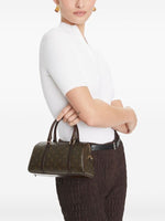 Tory Burch T Monogram Coated Canvas Petite Barrel Bag