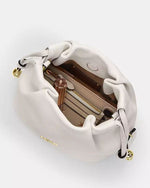 Coach Faye Mini Drawstring Bag With Quilting White