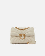 Pinko Classic Love Puff shoulder bag in ivory white