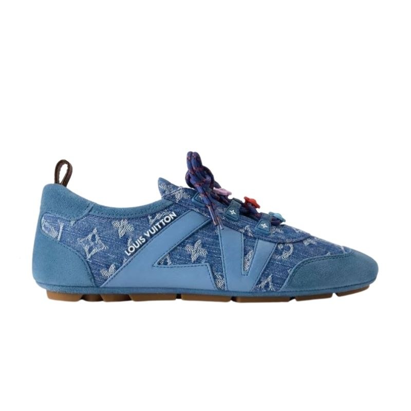 Louis Vuitton Sneakrina Blue Denim