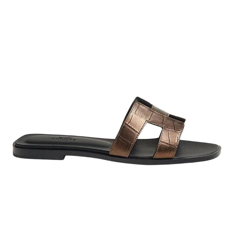 Hermes Oran Sandal Doré Antique