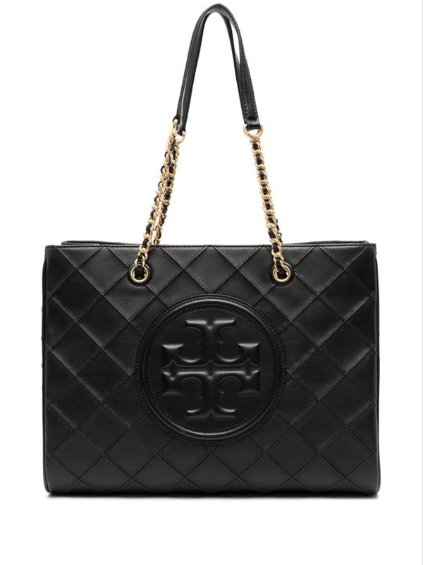 Tory Burch Fleming Soft chain tote bag Black