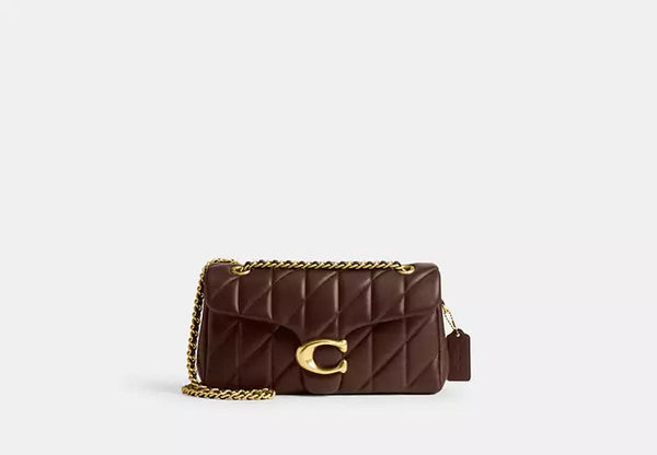 Coach Tabby Shoulder Bag 26 With Pillow Quilting Brown